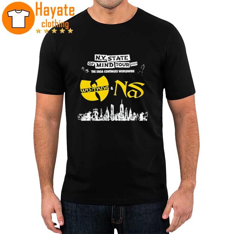 Wu-tang Clan and Nas New York State Of Mind Tour 2023 Shirt