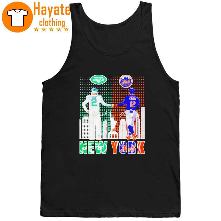 Zach Wilson New York Jets and Francisco Lindor New York Mets signature Shirt Zach Wilson New York Jets and Francisco Lindor New York Mets signature Shirt