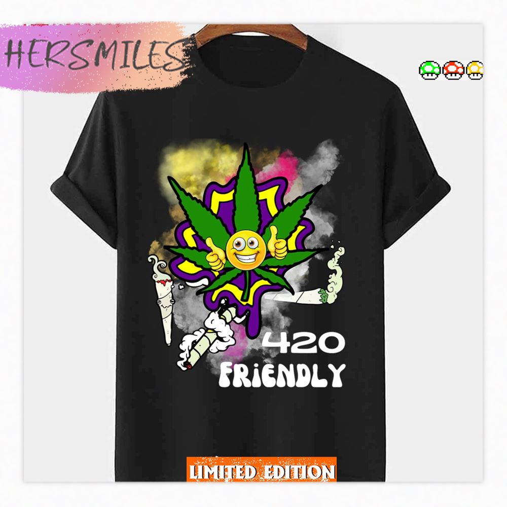 420 Friendly Happy Stoner Set Collection Shirt