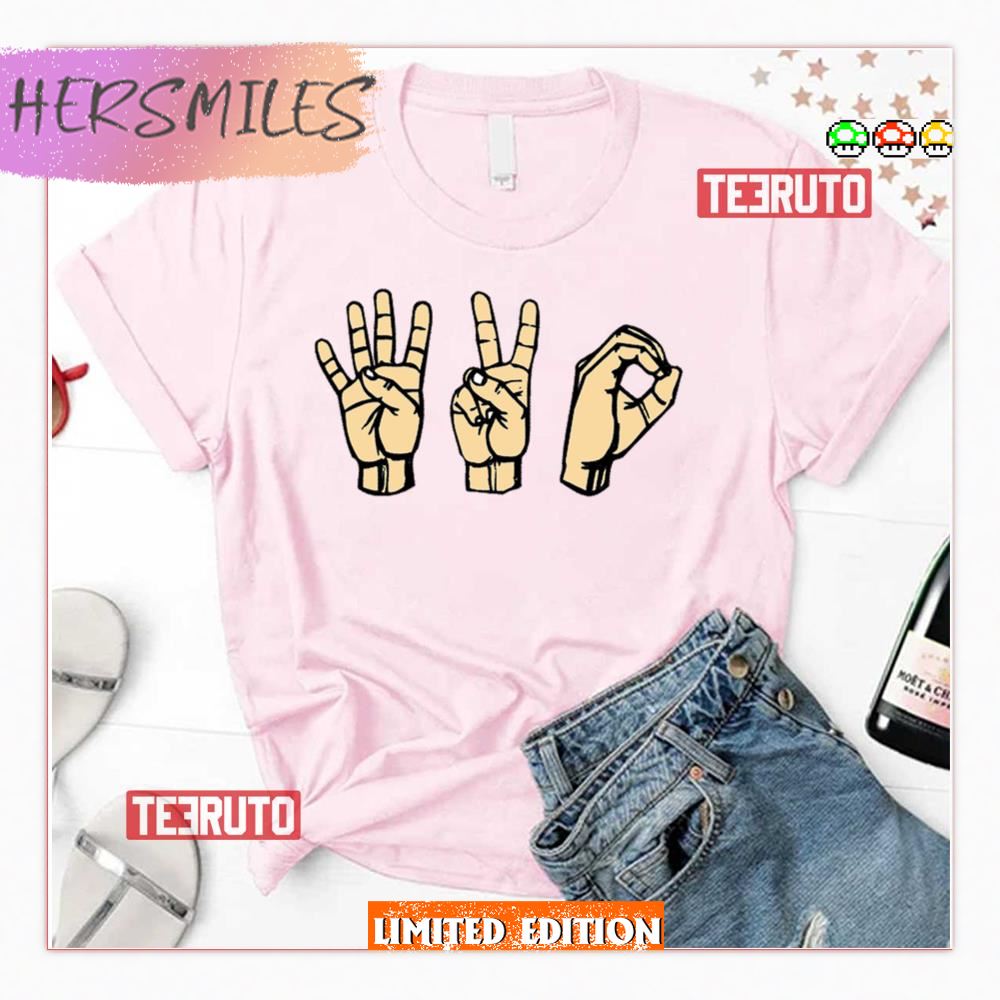 420 Hands Sign Language Shirt