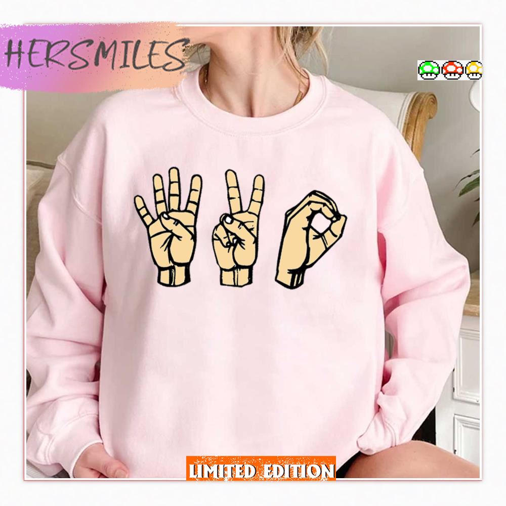 420 Hands Sign Language Shirt