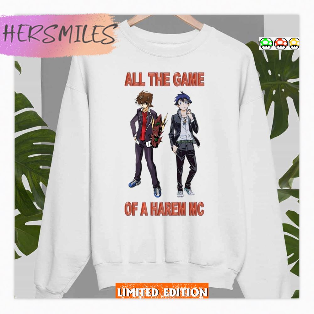 All The Game Of A Harem Mc Date A Live Shirt All The Game Of A Harem Mc Date A Live Shirt