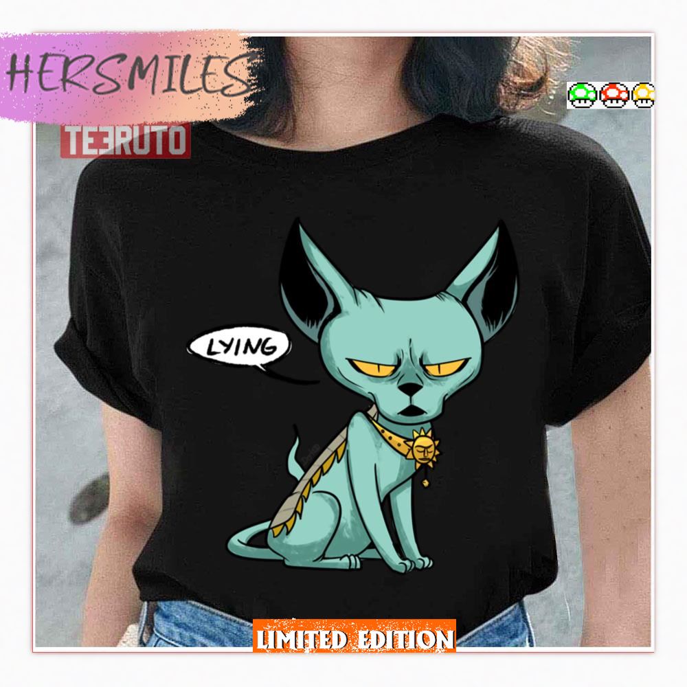 Angry Face Saga Comic Lying Cat Sweatshirt