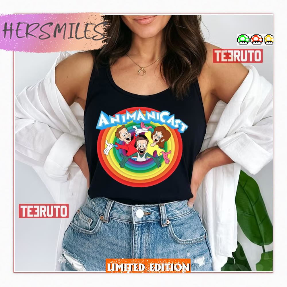 Animanicast Logo Tiny Toon Adventures Tank Top