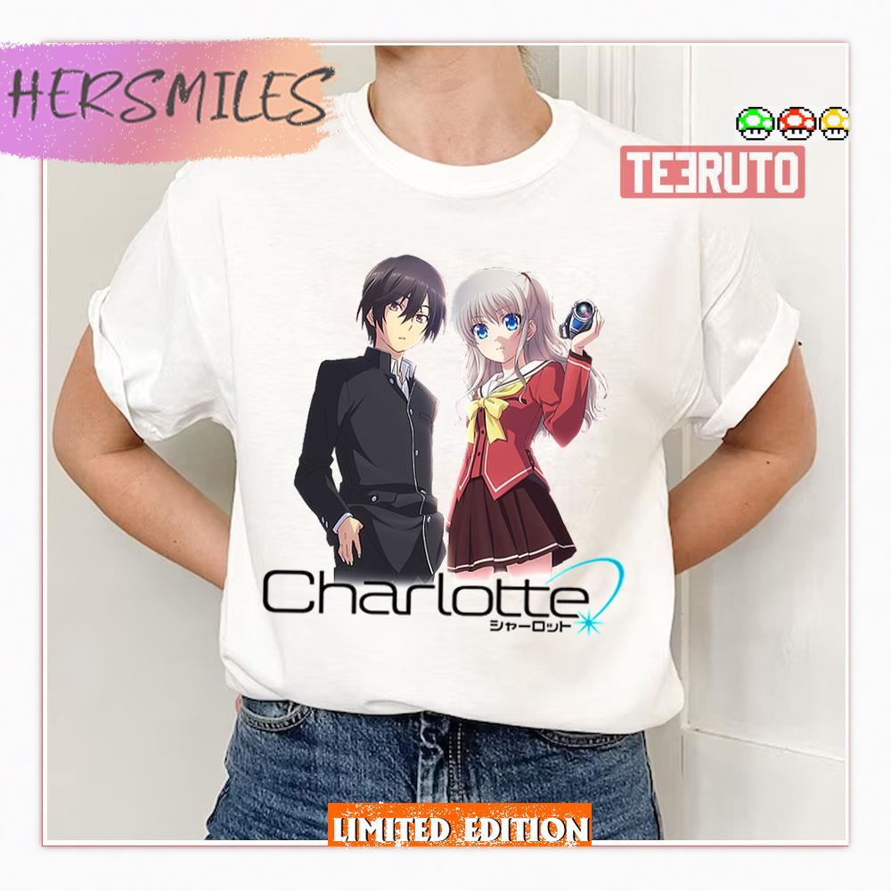 Anime Logo Kanji Text Charlotte Shirt