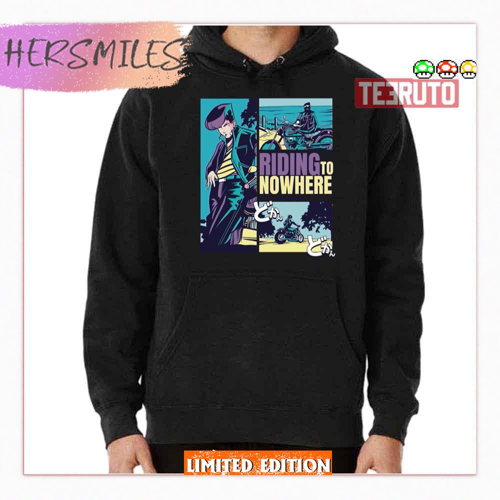 Anime Vaporwave Riding Nowhere Anime Bleach Shirt