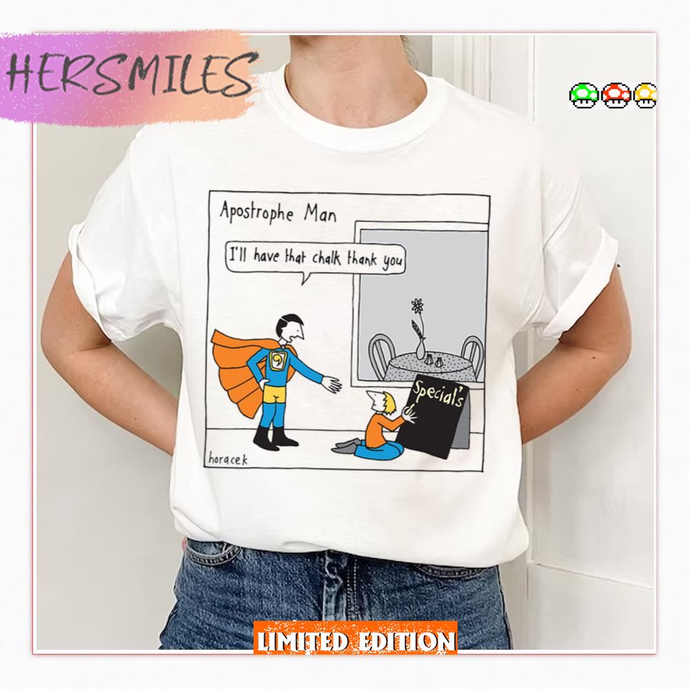 Apostrophe Man Judy Horacek Sweatshirt Apostrophe Man Judy Horacek Sweatshirt
