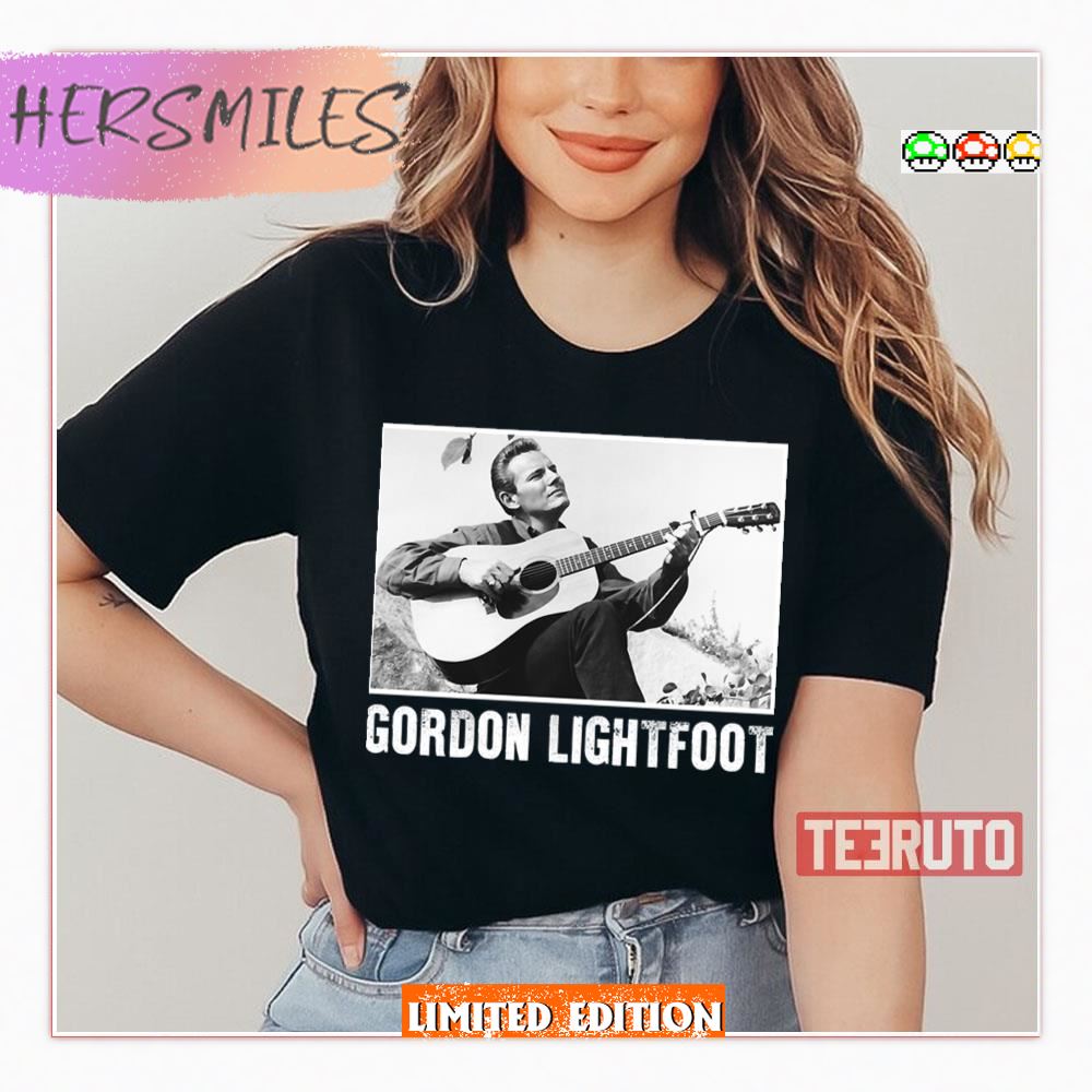 Art 80s Gordon Folk Music Gordon Lightfoot Shirt