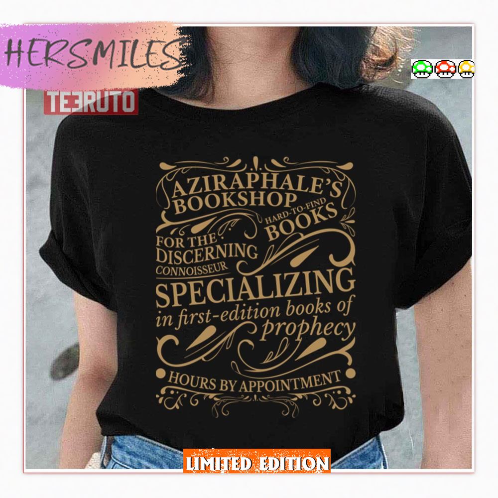 Aziraphale’s Bookshop Good Omens Sweatshirt