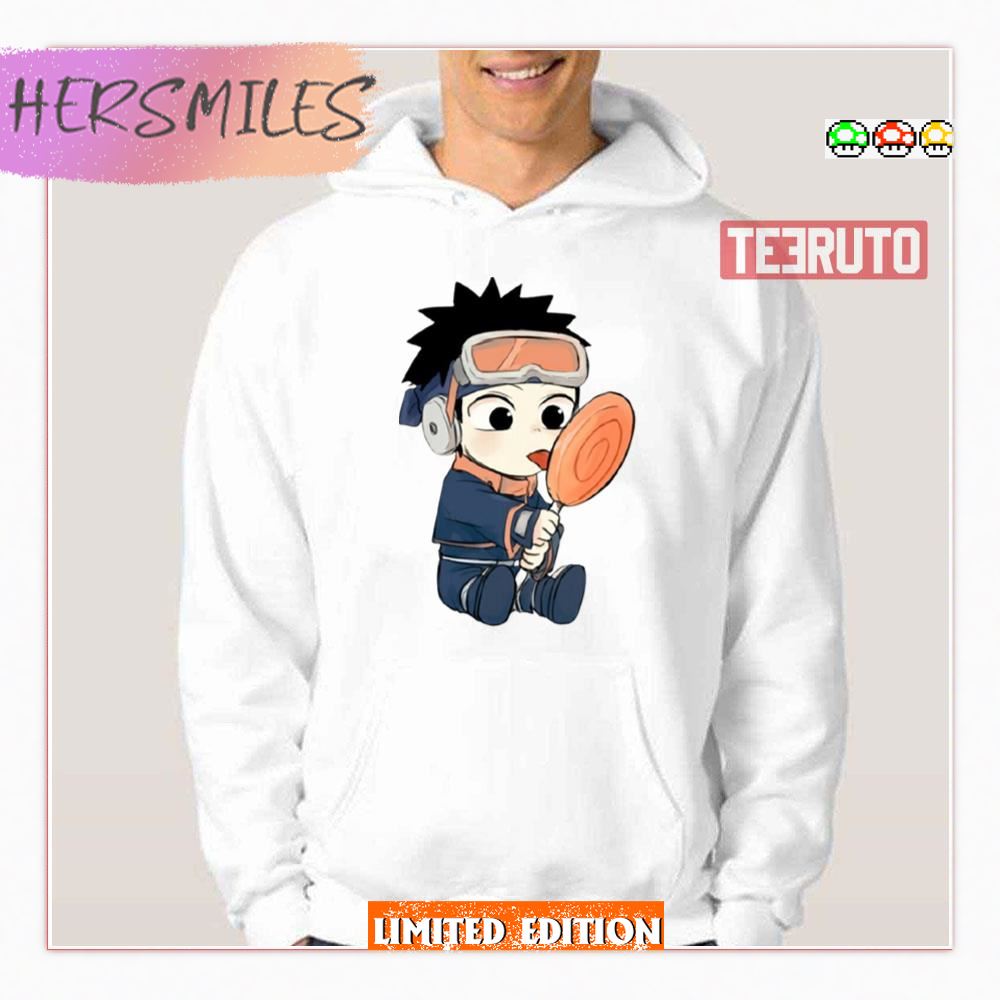 Baby Obito Uchiha Eating Naruto Shippuden Hoodie