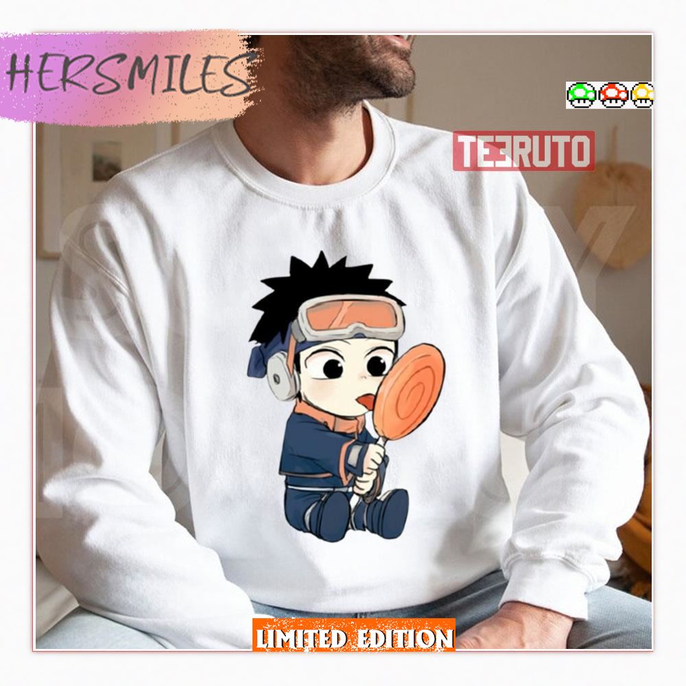 Baby Obito Uchiha Eating Naruto Shippuden Hoodie