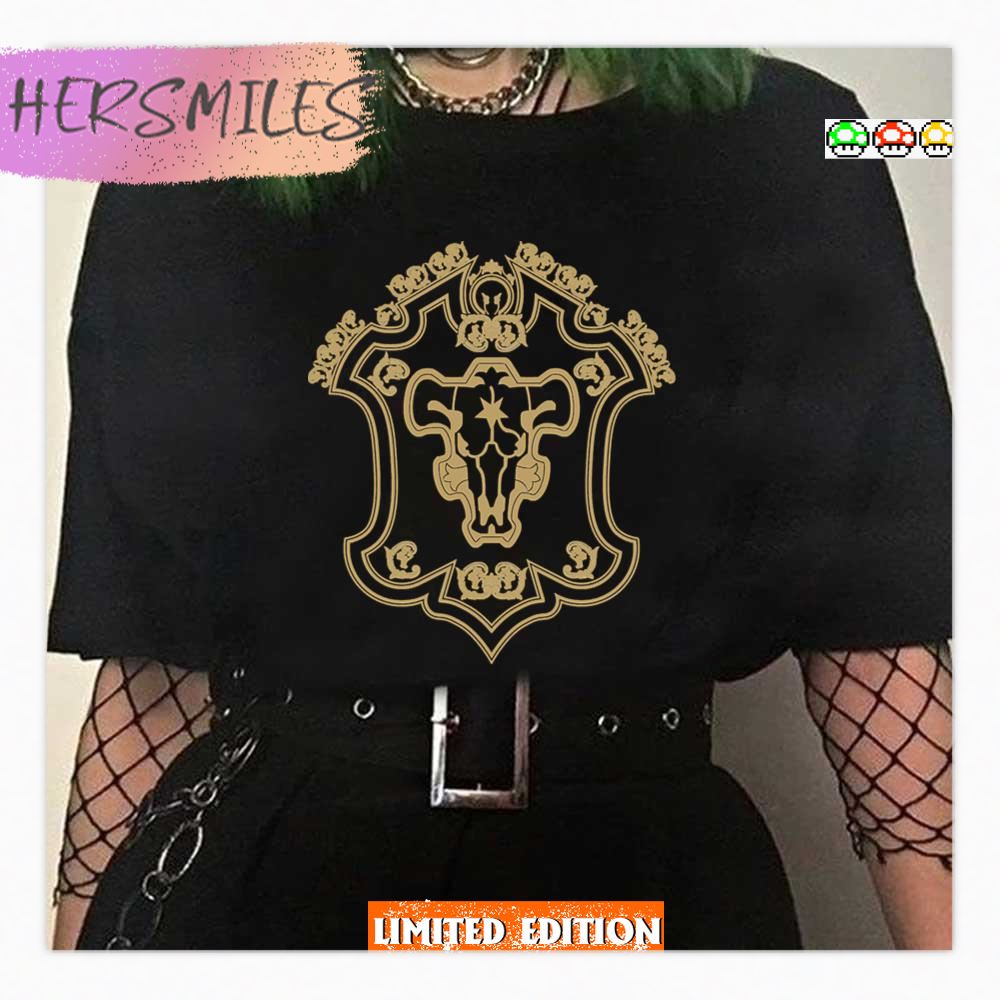 Black Bull Symbol Black Clover Anime Shirt Black Bull Symbol Black Clover Anime Shirt