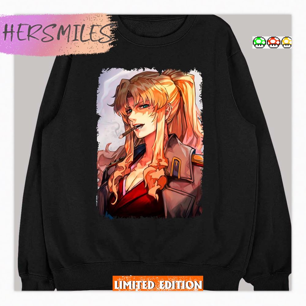 Black Lagoon Balalaika Smoking Girl Shirt