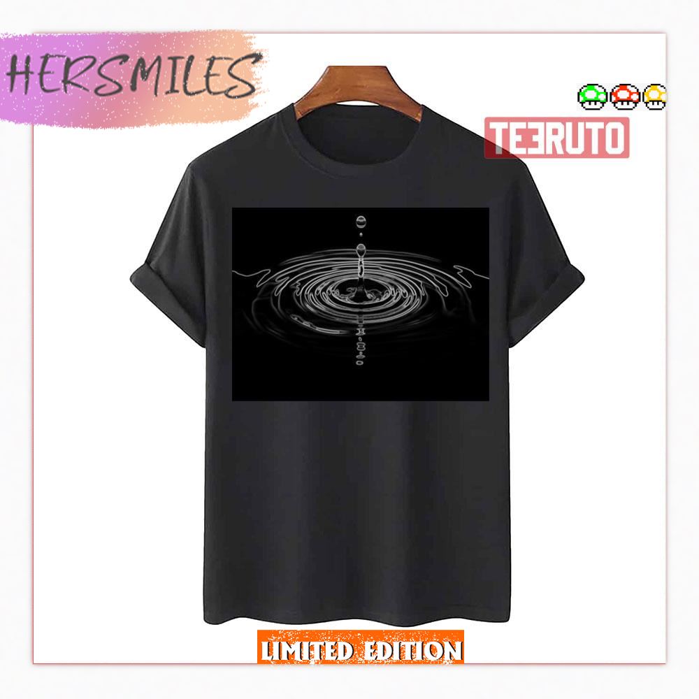 Black Water Drop Black Mirror Shirt