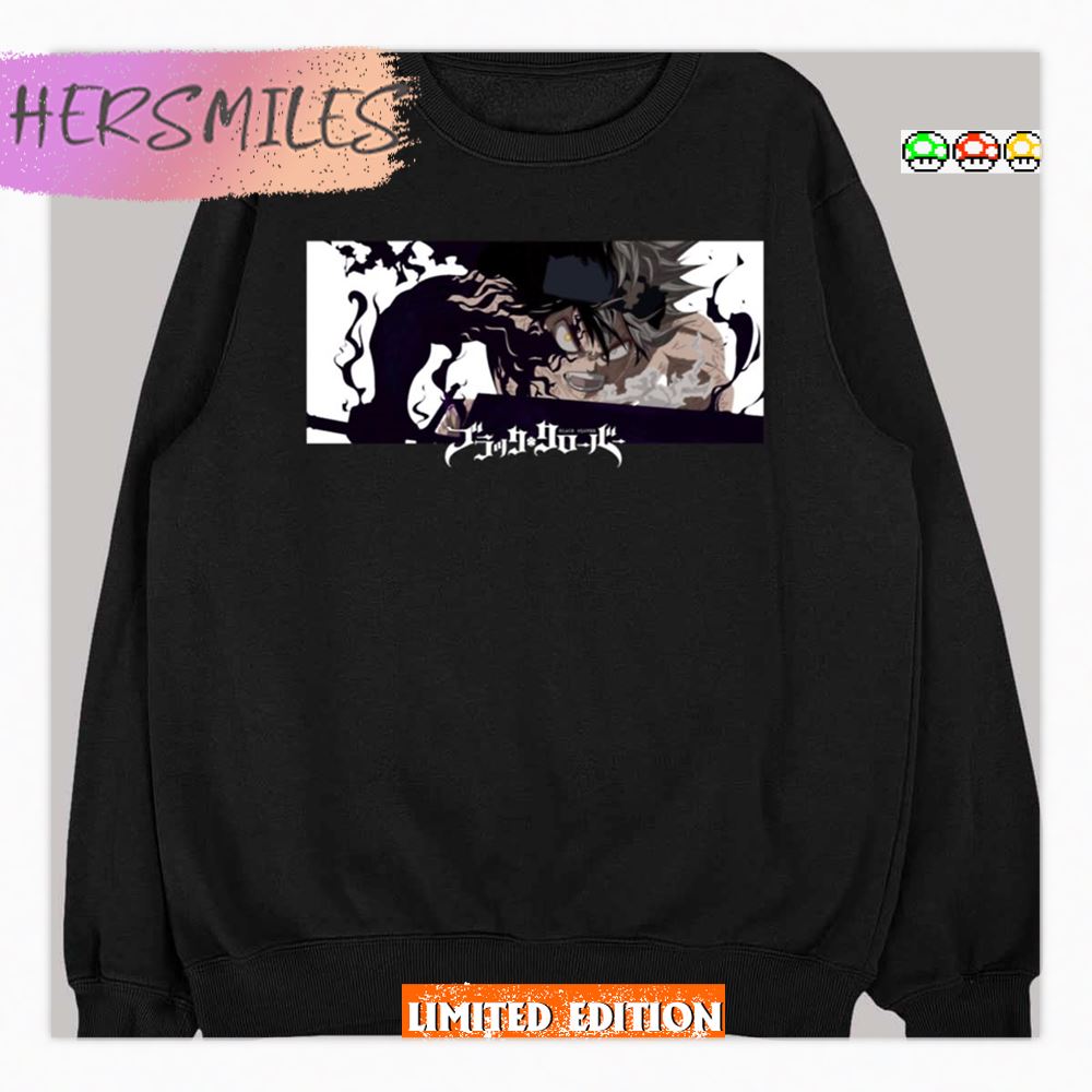 Blond Hair Asta Black Clover Anime Art Shirt