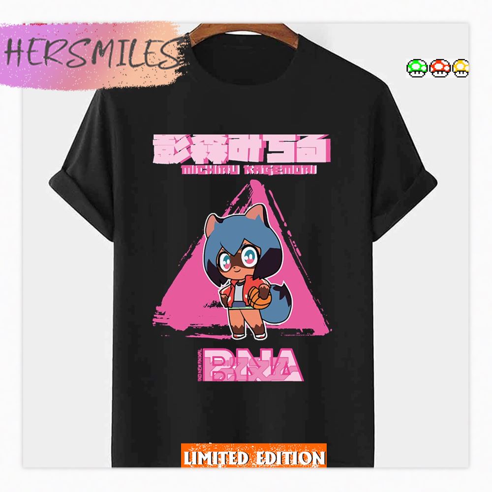 Bna Michiru Kagemori Chibi Brand New Animal Shirt