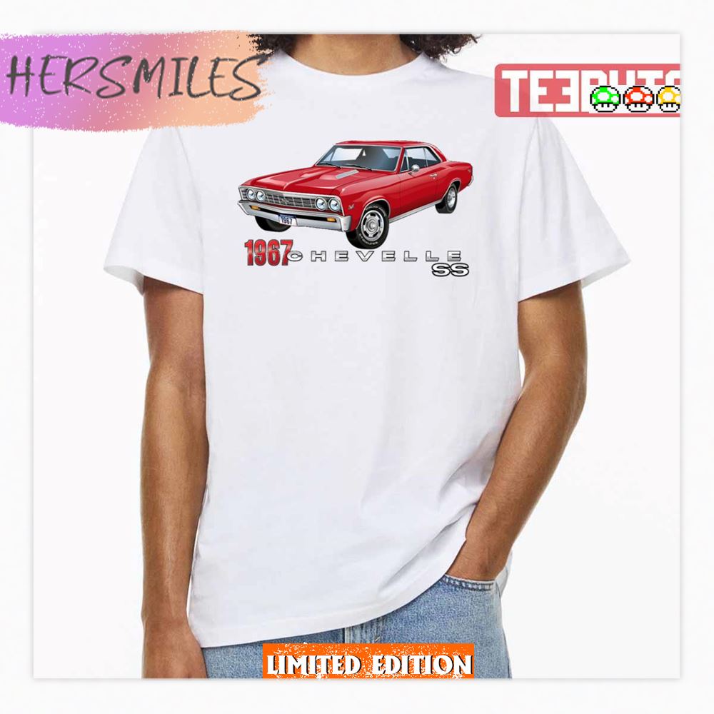 Bright Red 1967 Chevelle Super Sport Shirt