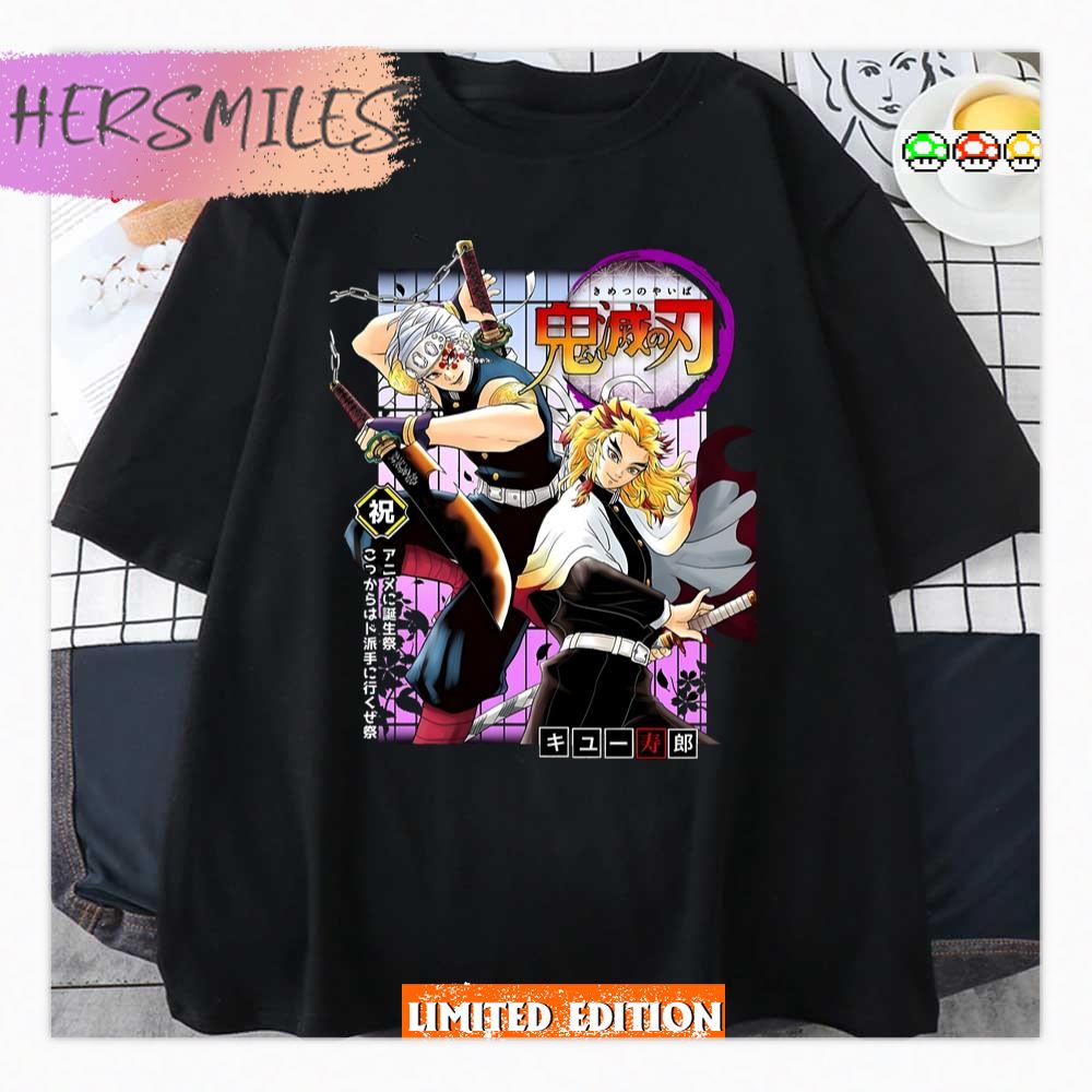 Brutall Duo Demon Slayer Manga Series Shirt