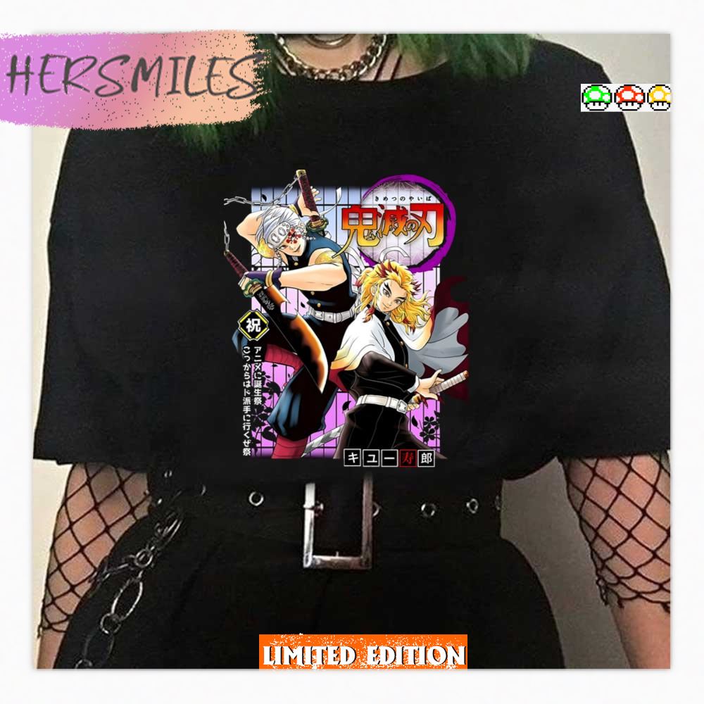 Brutall Duo Demon Slayer Manga Series Shirt Brutall Duo Demon Slayer Manga Series Shirt