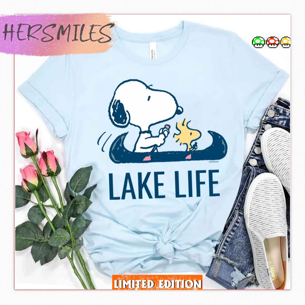 Canoe Peanuts Snoopy &amp Woodstock Shirt