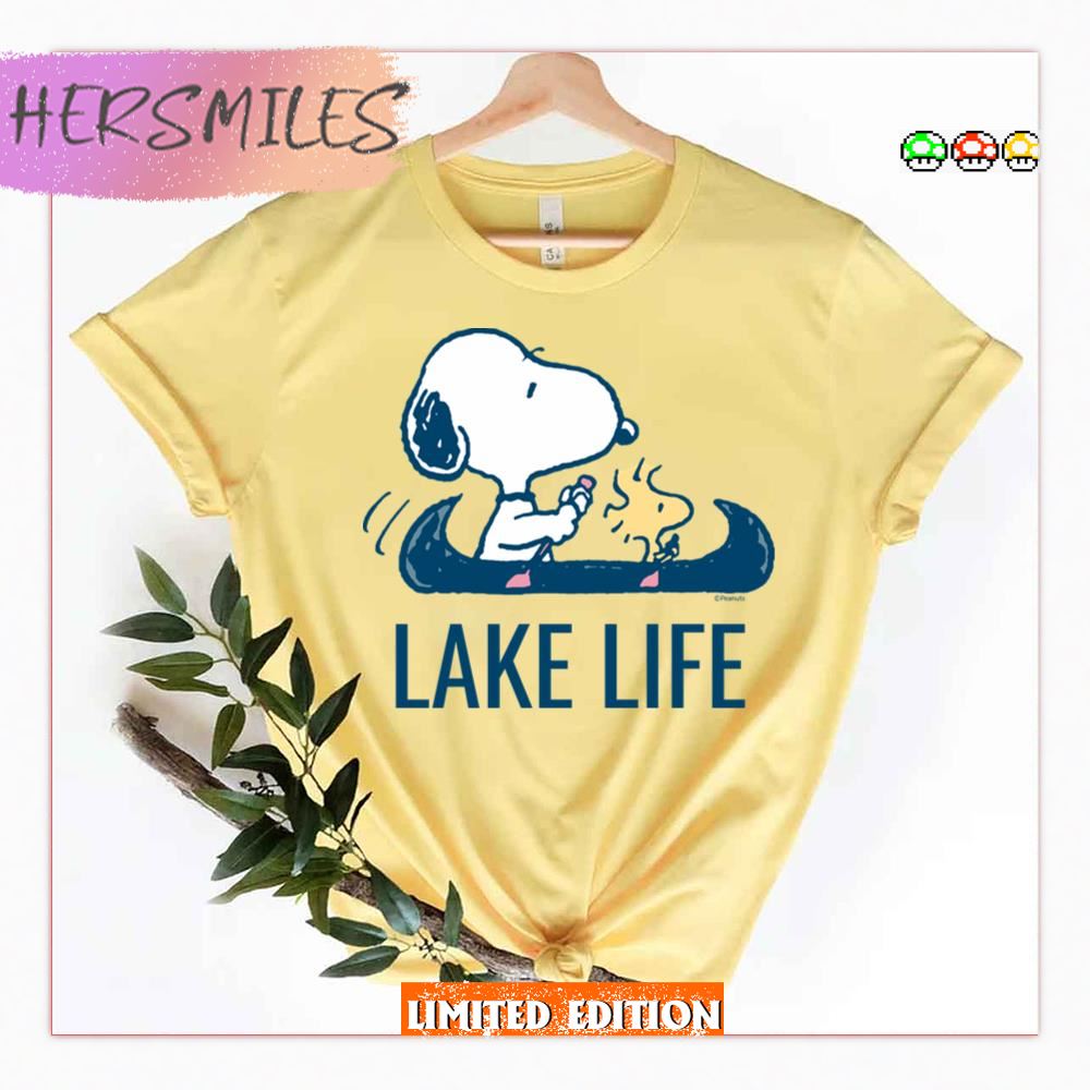 Canoe Peanuts Snoopy &amp Woodstock Shirt
