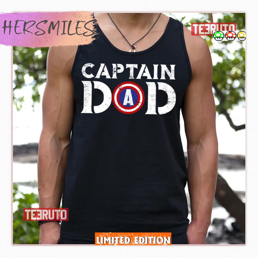 Captain Dad American Flag Father’s Day Shirt