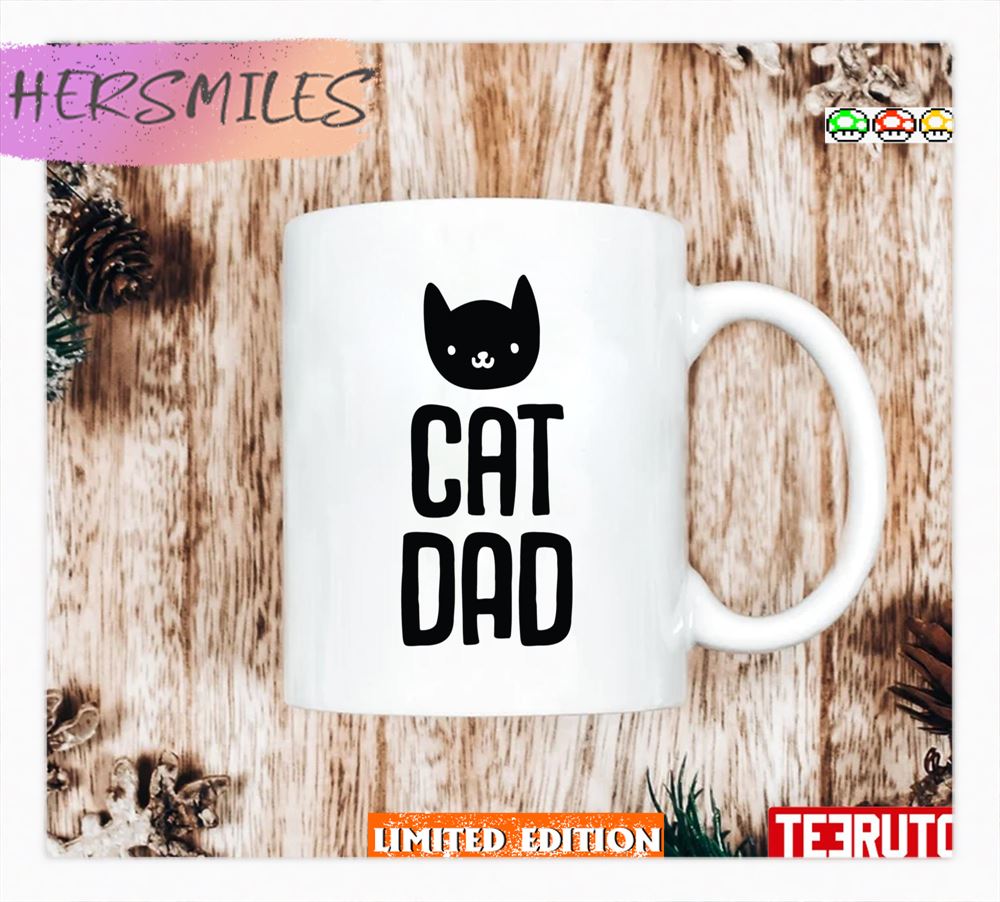 Cat Dad Fathers Day Mug