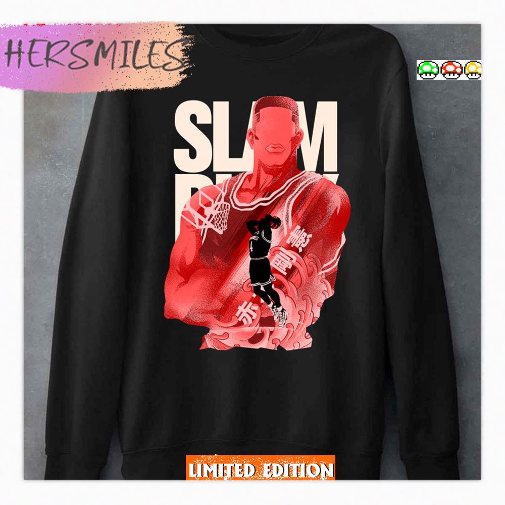 Center Gori Slam Dunk Japanese Anime Series Art Shirt Center Gori Slam Dunk Japanese Anime Series Art Shirt