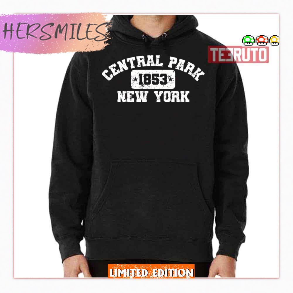 Central Park Nyc Athletic Style Distressed Vintage Shirt Central Park Nyc Athletic Style Distressed Vintage Shirt