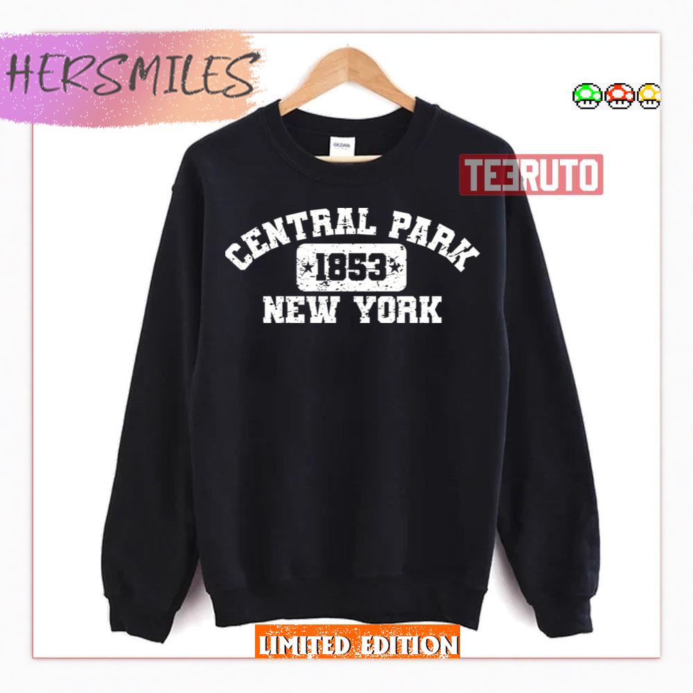 Central Park Nyc Athletic Style Distressed Vintage Shirt Central Park Nyc Athletic Style Distressed Vintage Shirt
