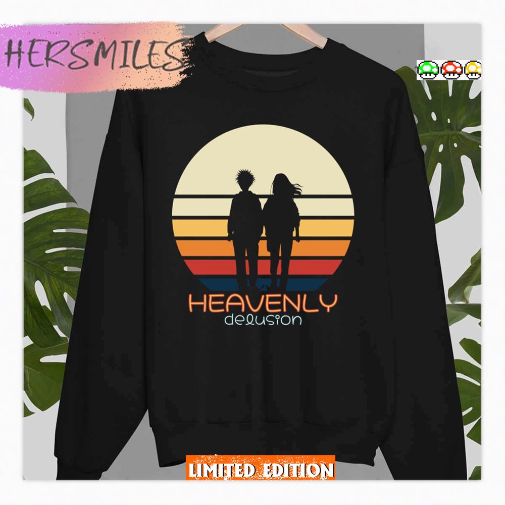 Character Kiruko And Maru In Vintage Sunset Heavenly Delusion Tengoku Daimakyou Anime Shirt Character Kiruko And Maru In Vintage Sunset Heavenly Delusion Tengoku Daimakyou Anime Shirt
