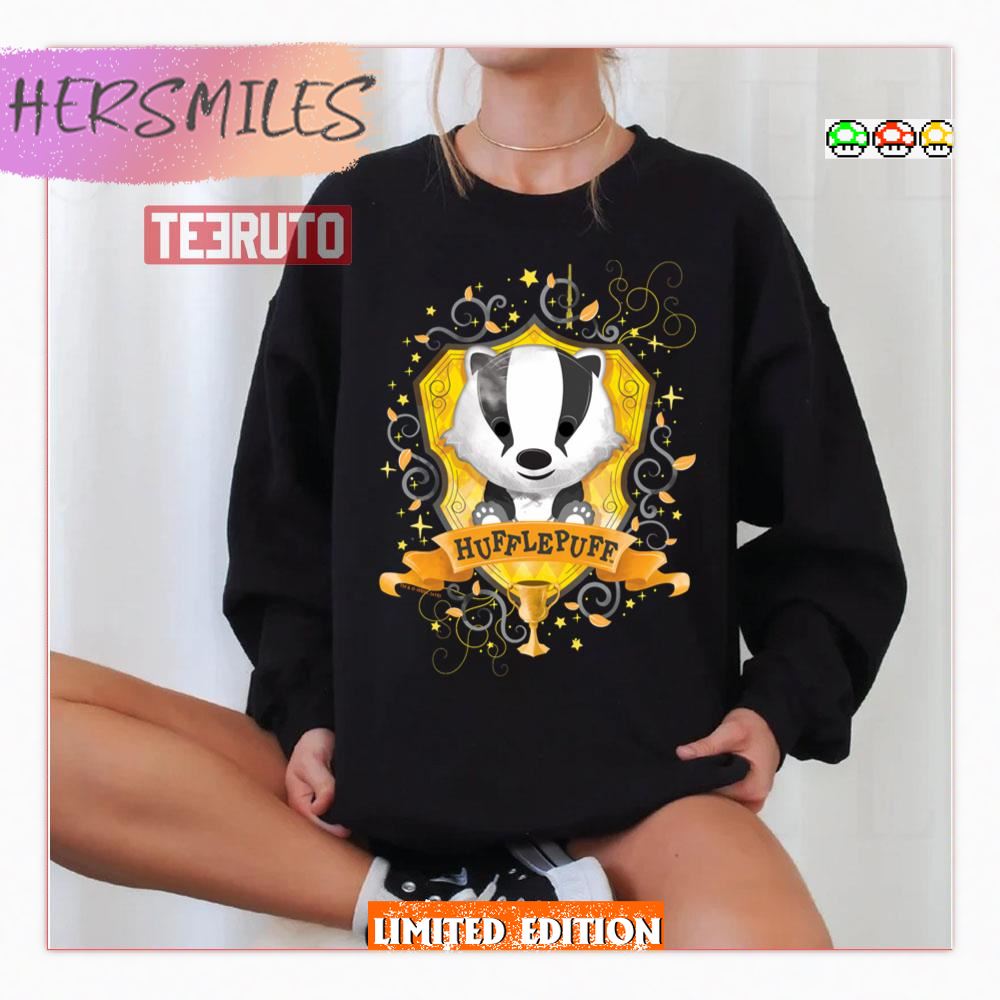 Charming Hufflepuff Crest Hp Potter Shirt