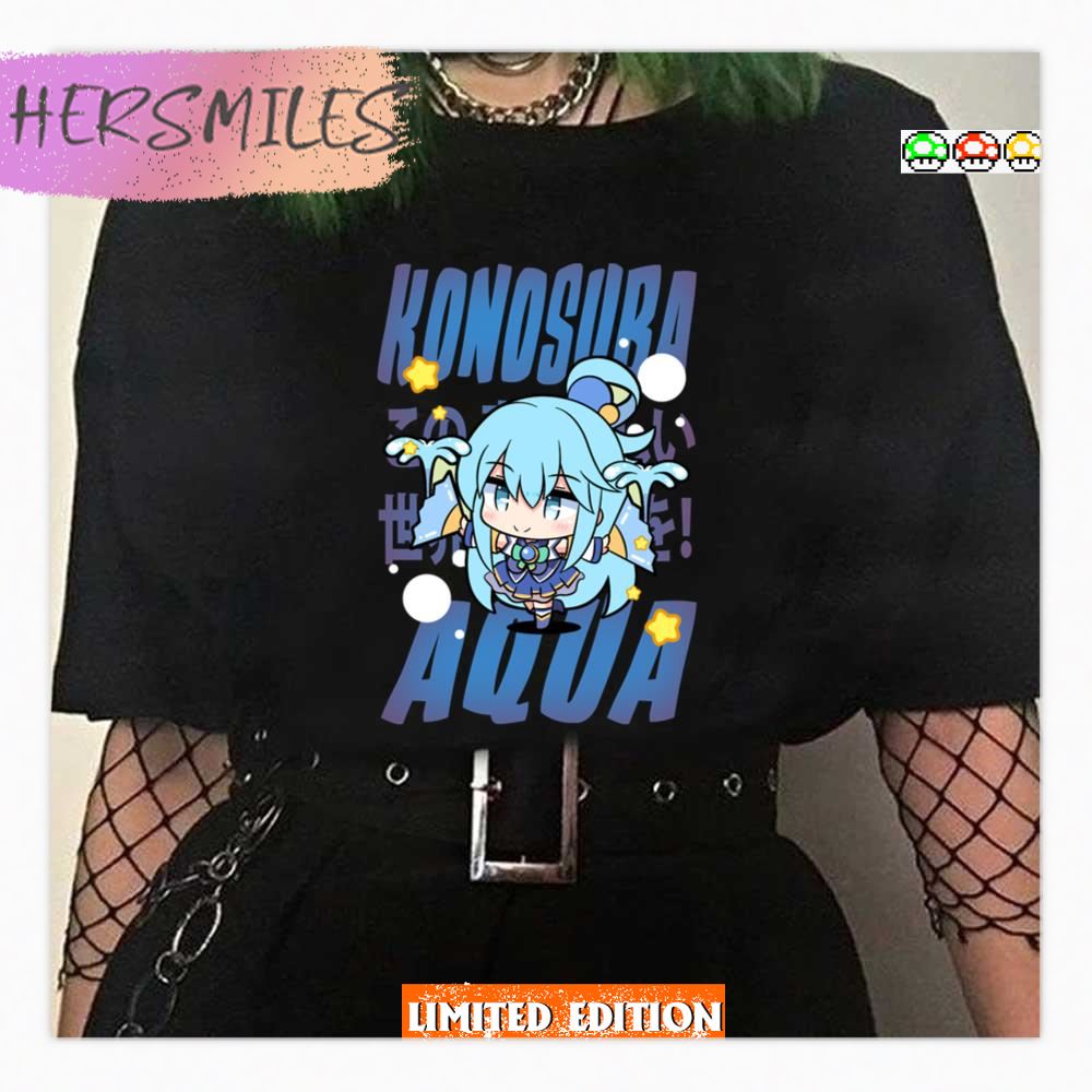 Chibi So Cute Konosuba Aqua Shirt Chibi So Cute Konosuba Aqua Shirt