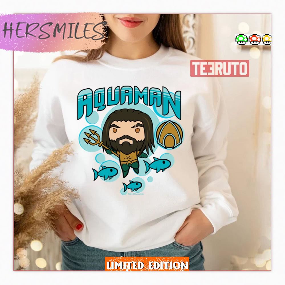 Chibi Undersea Graphic Aquaman Tank Top Chibi Undersea Graphic Aquaman Tank Top