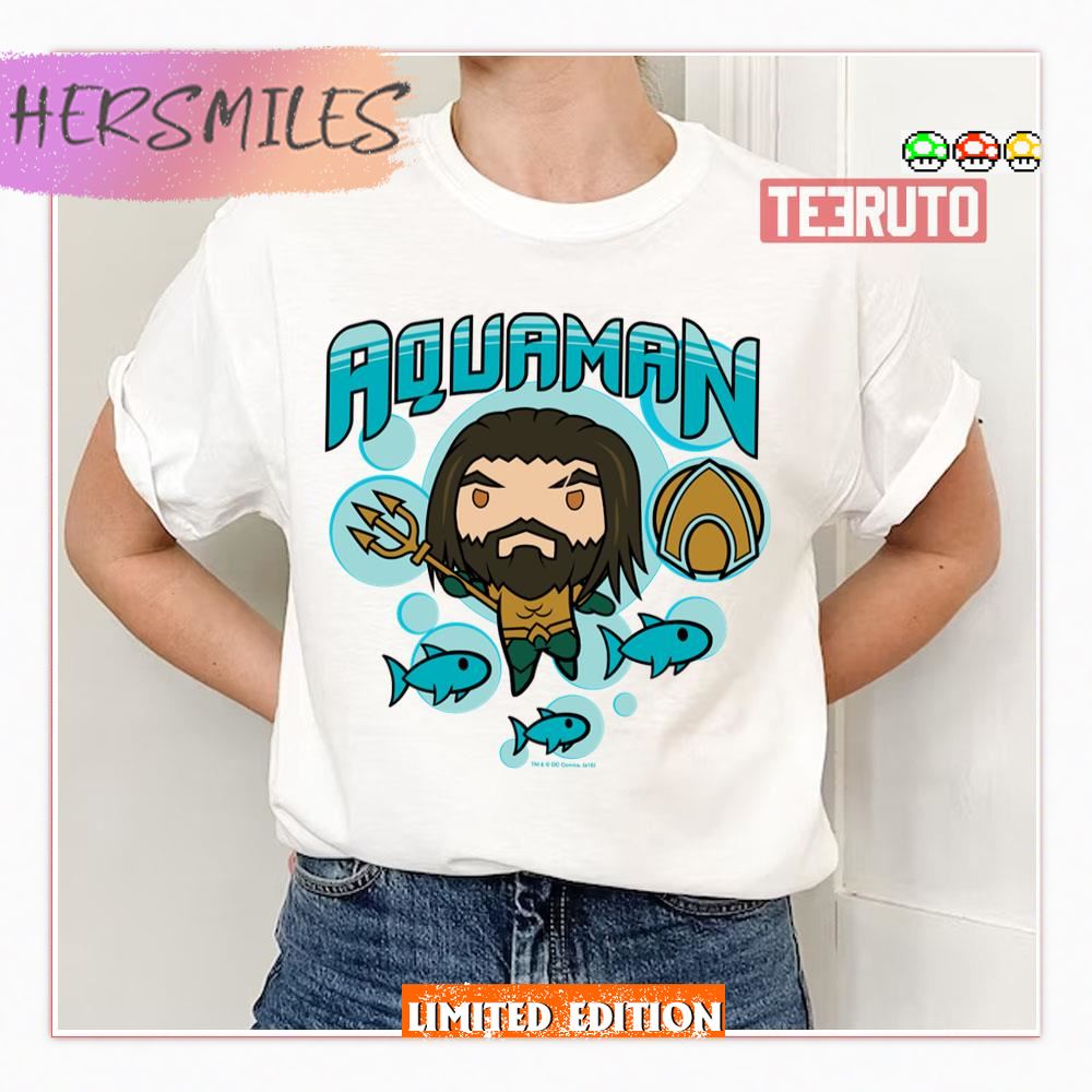 Chibi Undersea Graphic Aquaman Tank Top
