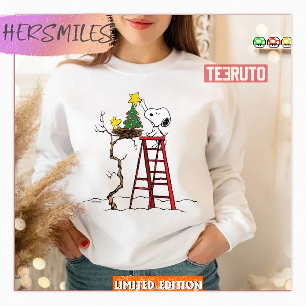 Christmas Tree Peanuts Snoopy & Woodstock Shirt Christmas Tree Peanuts Snoopy & Woodstock Shirt