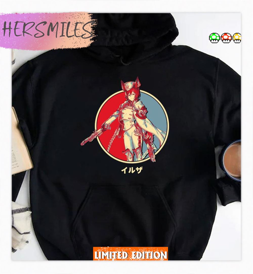 Cleilsa Round Design Granblue Fantasy Shirt