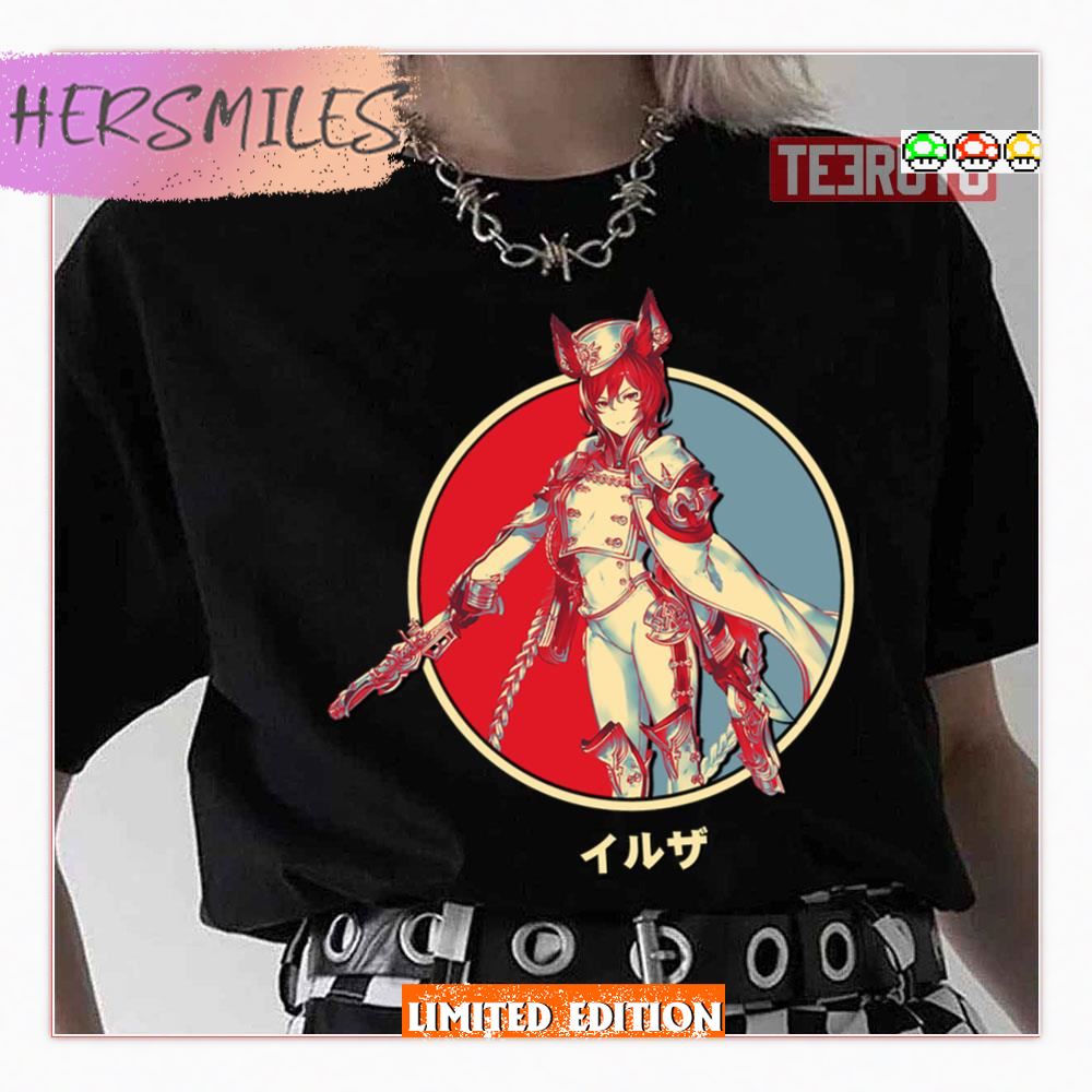 Cleilsa Round Design Granblue Fantasy Shirt