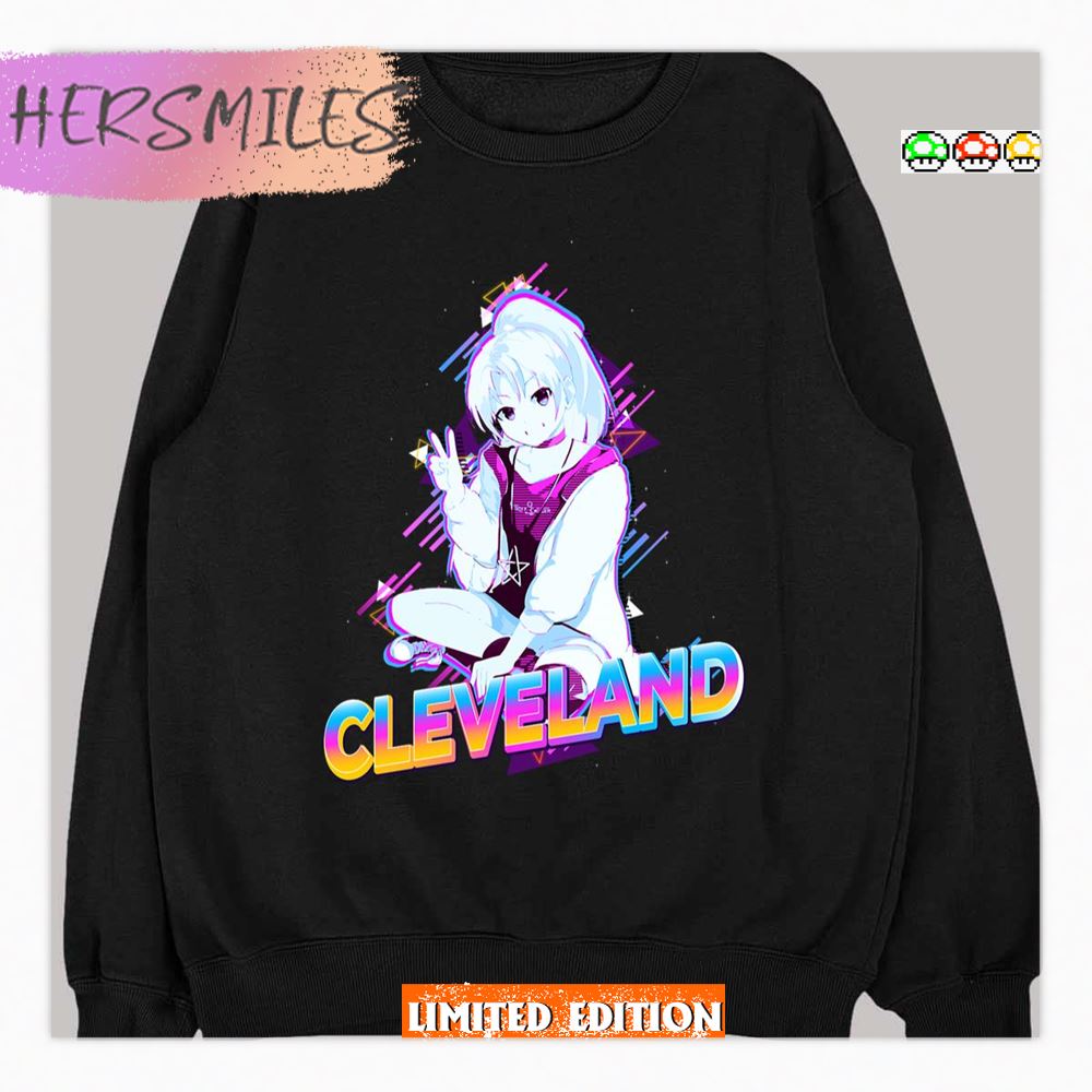 Cleveland Azur Lane Neon Aesthetic Art Shirt