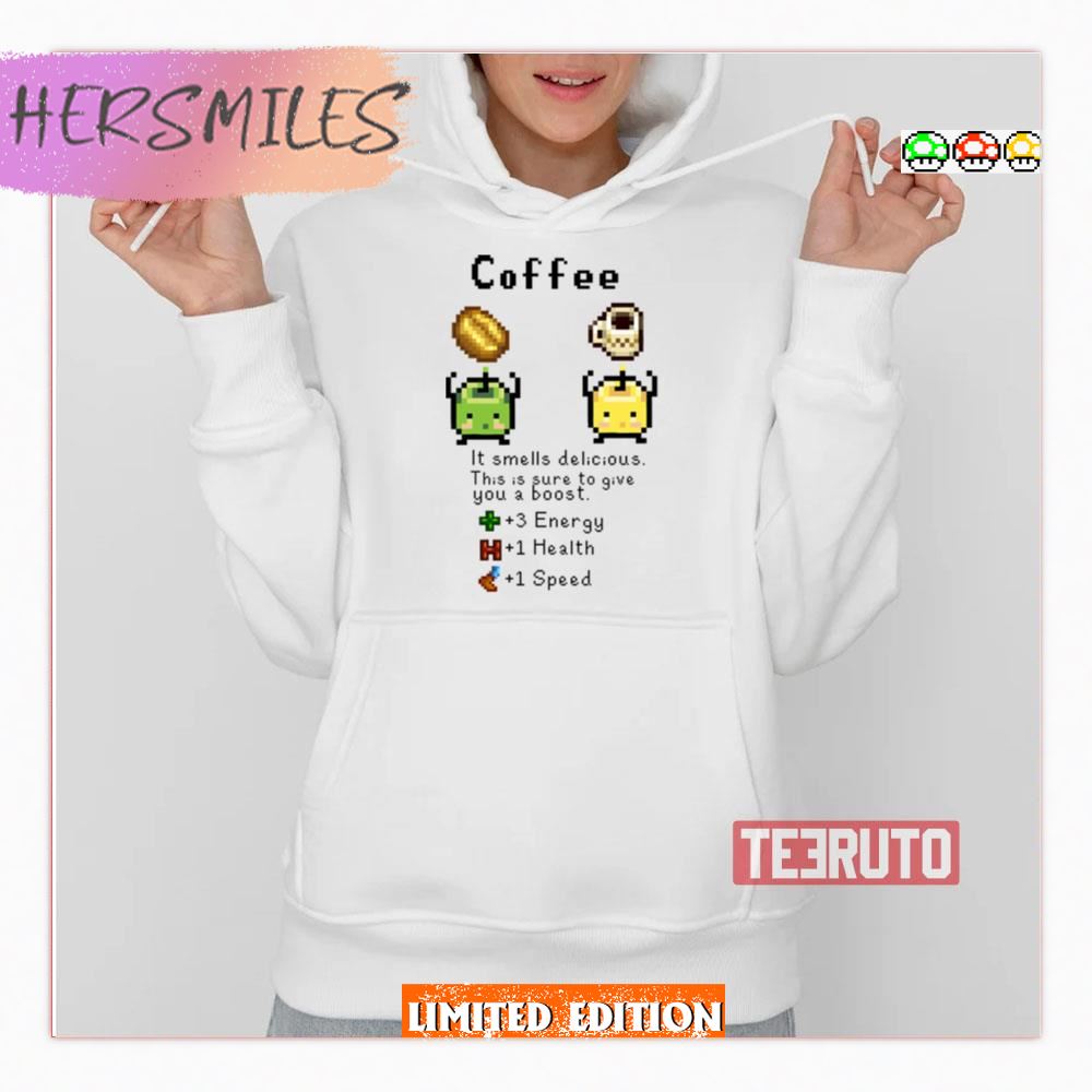 Coffee Junimos Game Design Stardew Valley Shirt