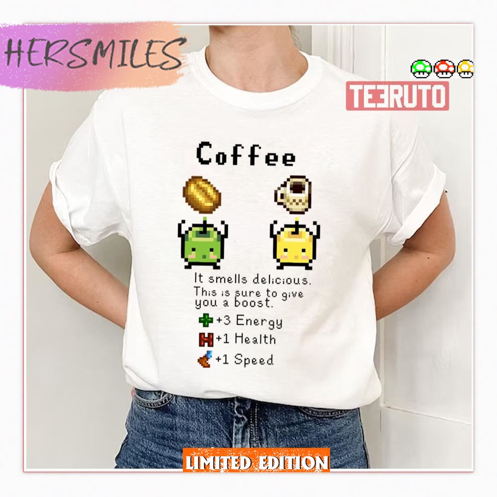 Coffee Junimos Game Design Stardew Valley Shirt