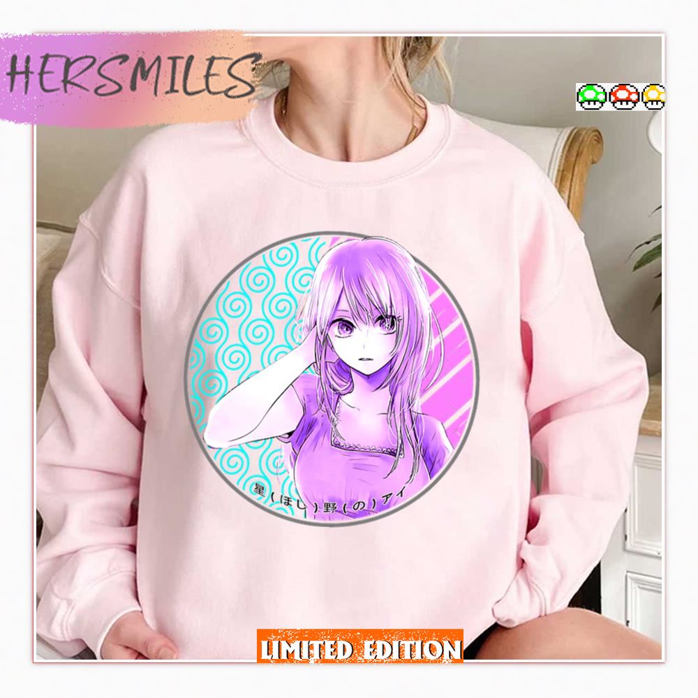 Comic Cute Anime Girl Ai Hoshino Shirt