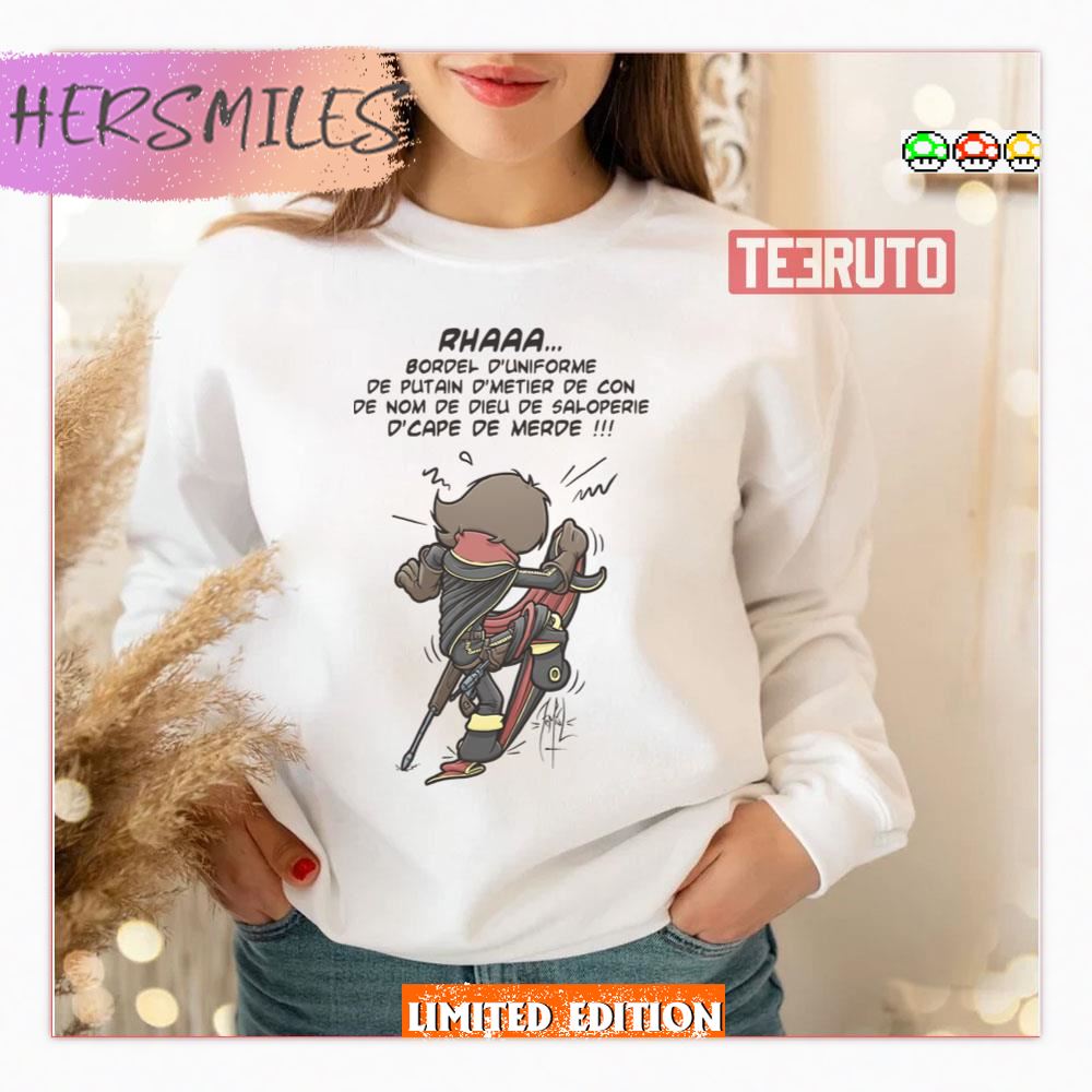 Comme Un Lundi Space Pirate Captain Harlock Shirt Comme Un Lundi Space Pirate Captain Harlock Shirt