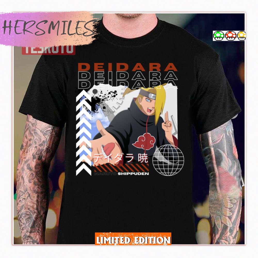 Cool Moment In Anime Deidara Akatsuki Naruto Shippuden Shirt