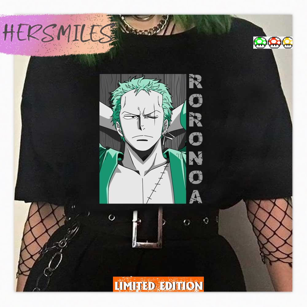 Coolest Man In One Piece Zoro Roronoa Vintage Artwork Shirt Coolest Man In One Piece Zoro Roronoa Vintage Artwork Shirt