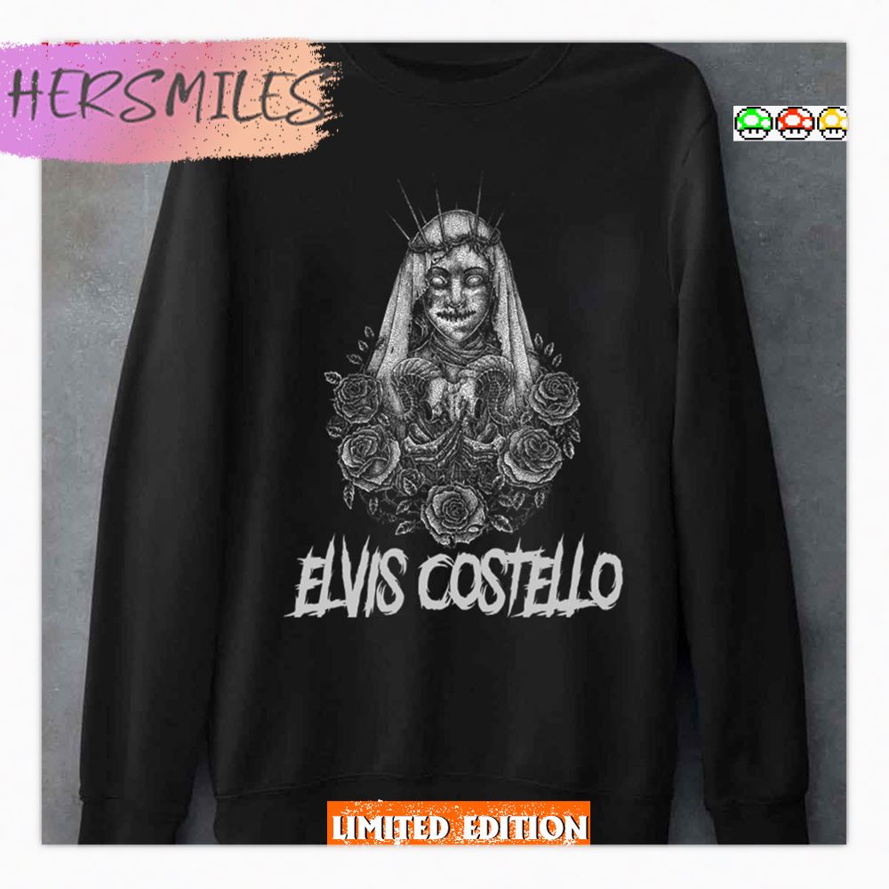 Creepy Elvis Costello Art Shirt Creepy Elvis Costello Art Shirt