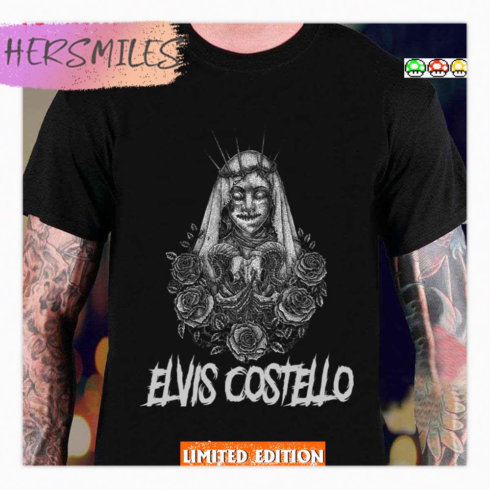 Creepy Elvis Costello Art Shirt