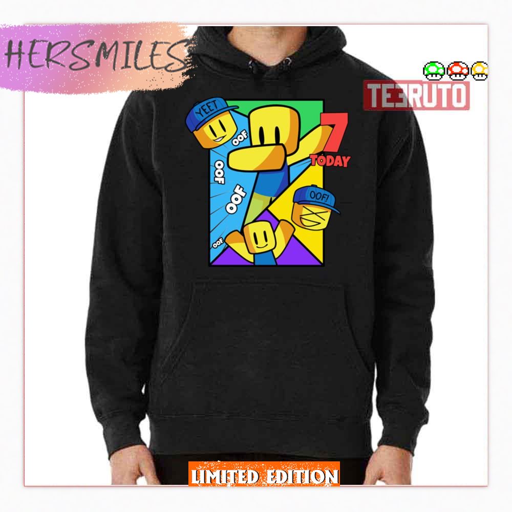 Dabbing Noob Oof Yeet Birthday 7 Roblox Shirt Dabbing Noob Oof Yeet Birthday 7 Roblox Shirt