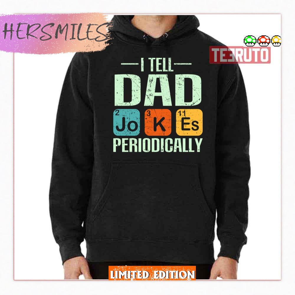 Dad Jokes Vintage Fathers Day Shirt