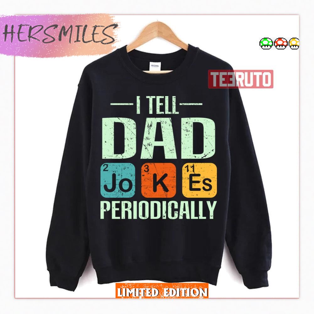 Dad Jokes Vintage Fathers Day Shirt Dad Jokes Vintage Fathers Day Shirt